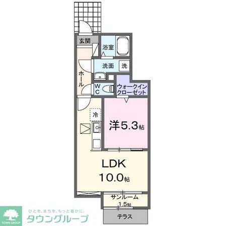 サウススターガーデンの物件間取画像